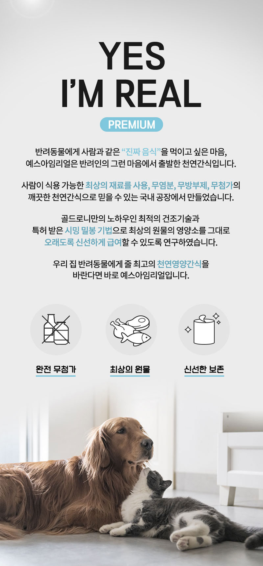 [NEW신상][무료배송] [추가증정] 골드로니 예스아임리얼 저칼로리 닭안심 120g + 순살스틱 2p 증정 2번째
