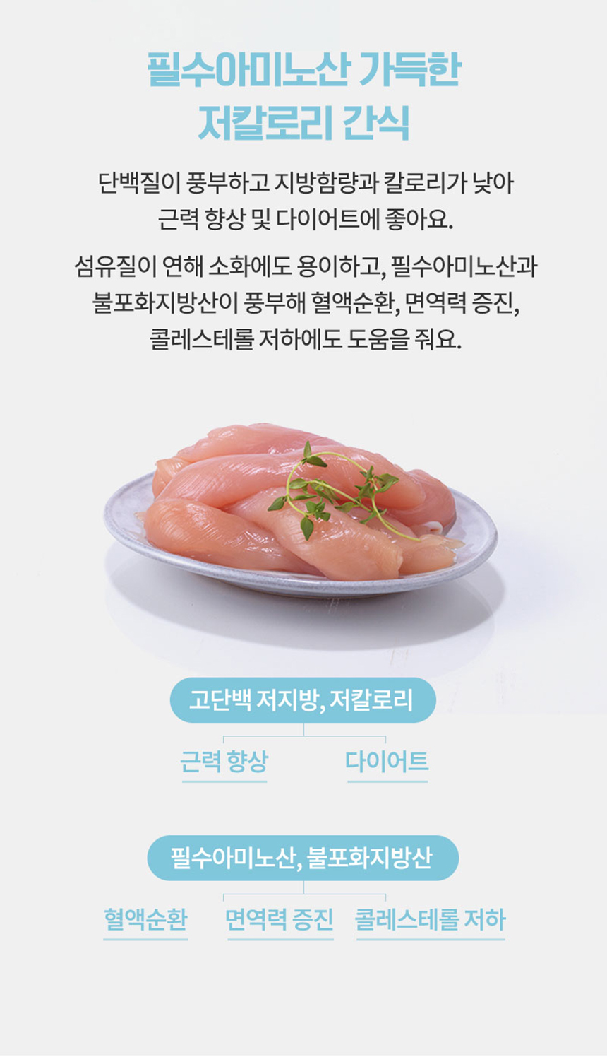 [NEW신상][무료배송] [추가증정] 골드로니 예스아임리얼 저칼로리 닭안심 120g + 순살스틱 2p 증정 11번째