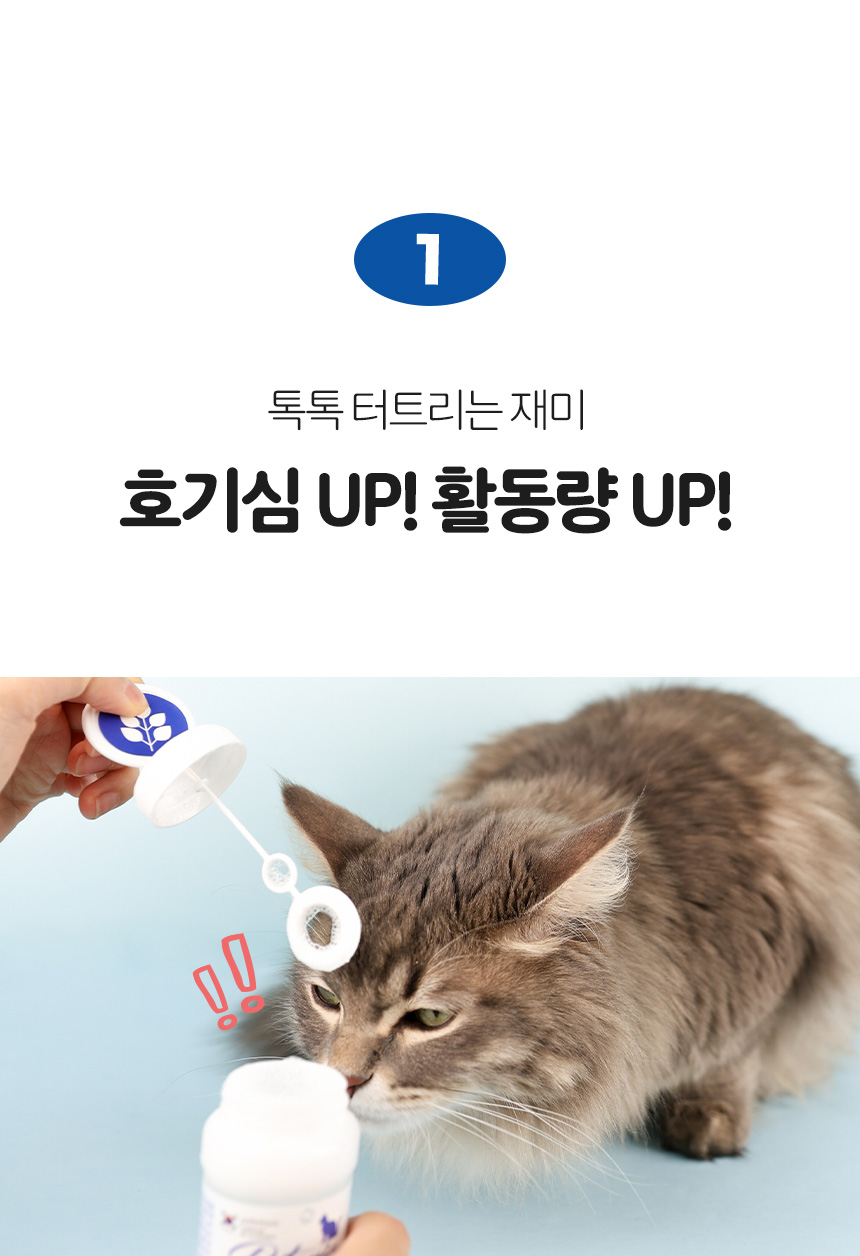 [NEW신상][무료배송] 펫토리아 무독성 고양이 장난감 캣닢 비눗방울 120ml 11번째