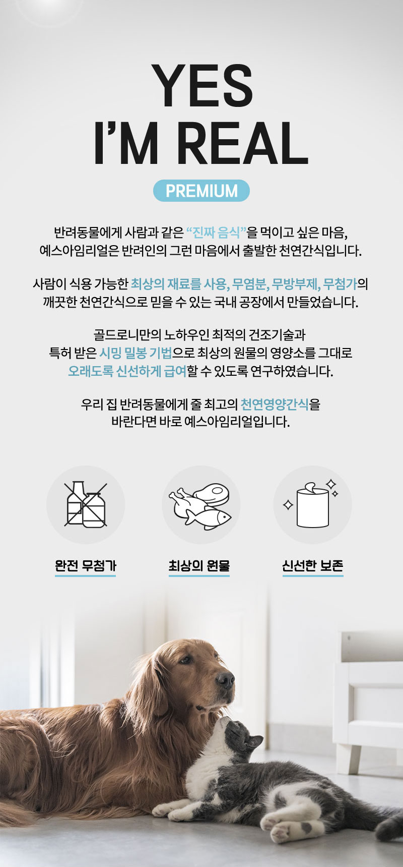 [무료배송] [추가증정] 골드로니 예스아임리얼 저칼로리 닭안심 120g + 순살스틱 2p 증정 2번째