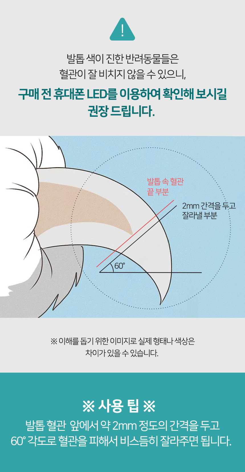 [무료배송] 펫토리아 LED 잘보여 안전 강아지 고양이 발톱깎이 15번째
