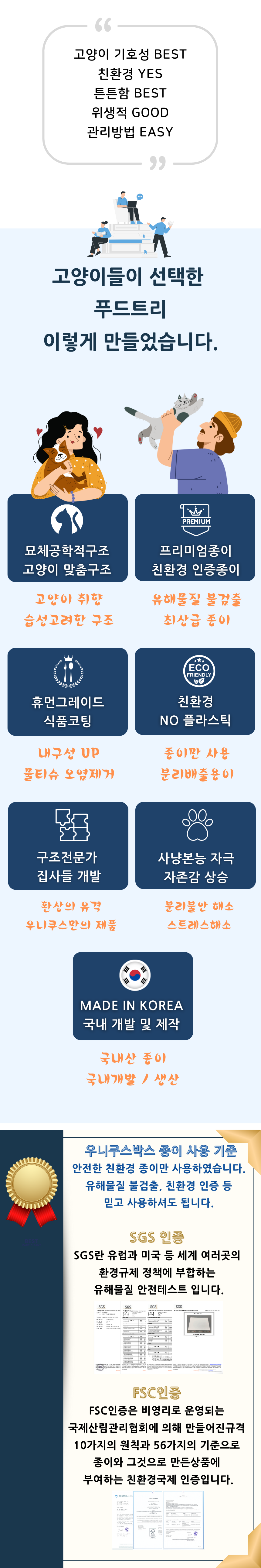 [무료배송] 우니쿠스박스 먹이퍼즐 푸드트리 10번째