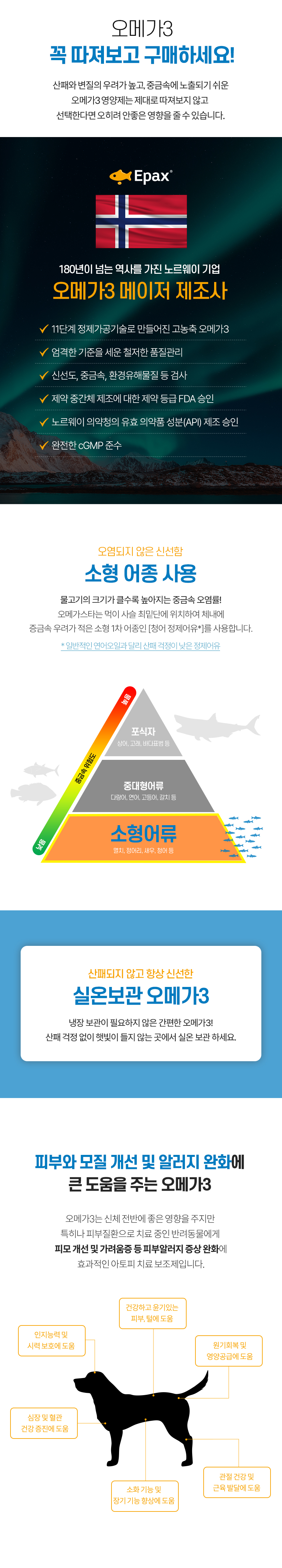 [무료배송] 멍냥이랑 오메가스타 반려동물 오메가3 영양제 60정 2번째