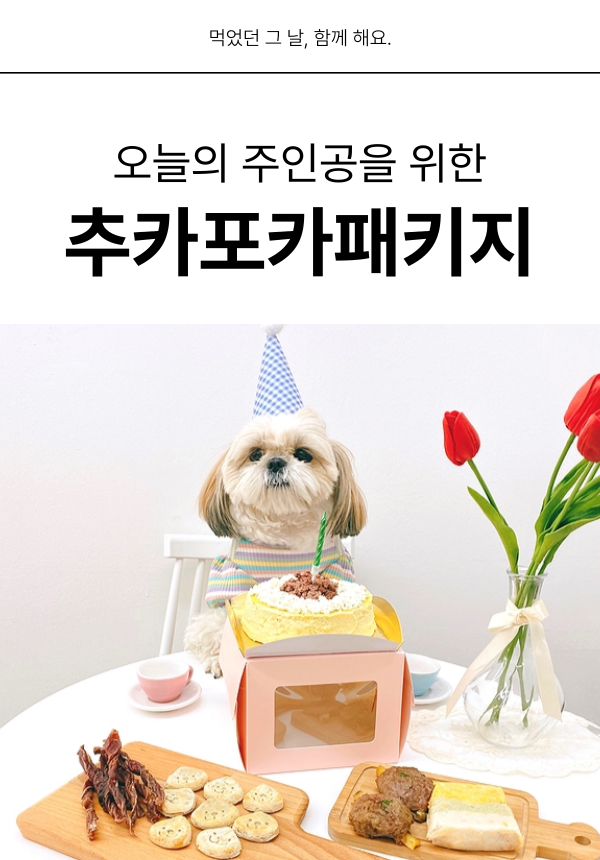 [무료배송] 그날,간식 독 추카포카 생일패키지  8번째