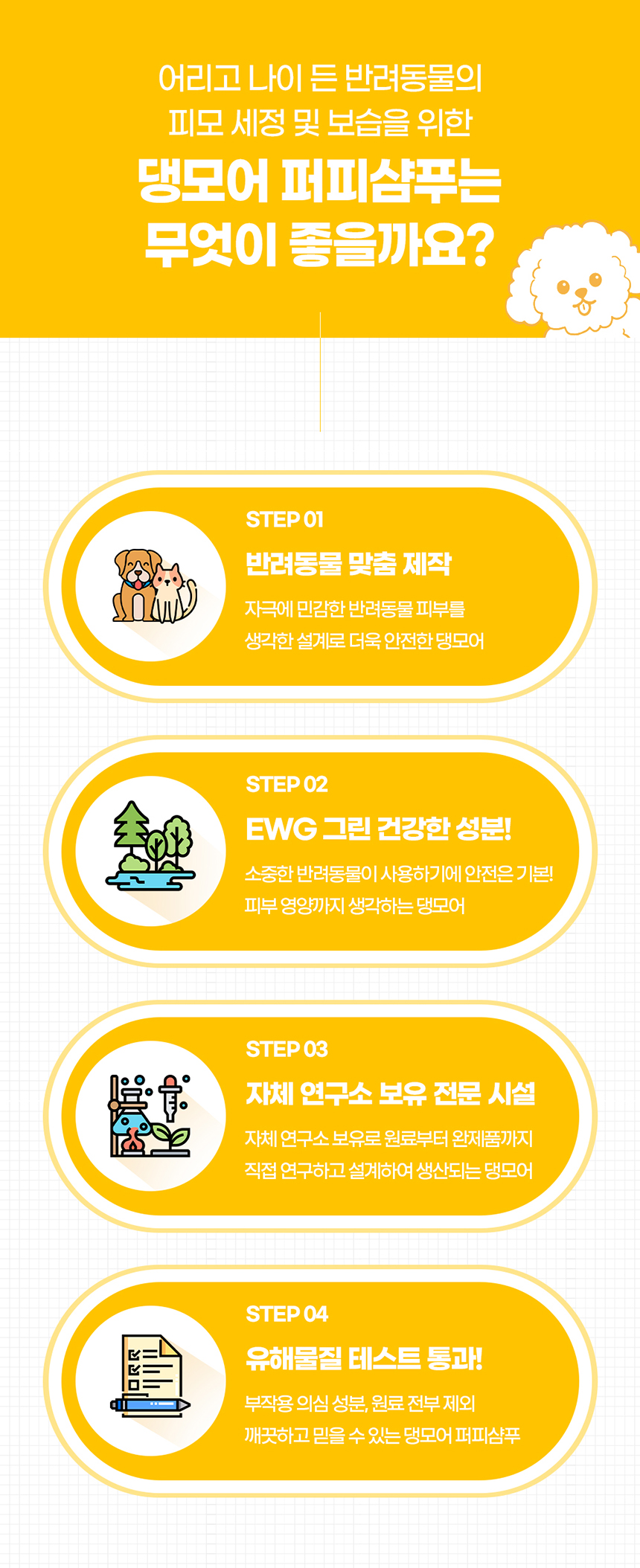 [무료배송] 댕모어 퍼피샴푸 300ml  6번째