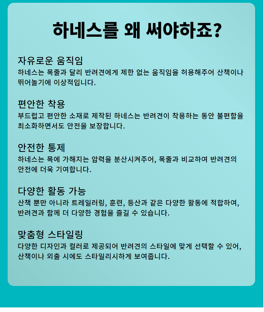 [무료배송] 옥션독 프리미엄 강아지 하네스 가슴줄 8color XXS-M 4번째