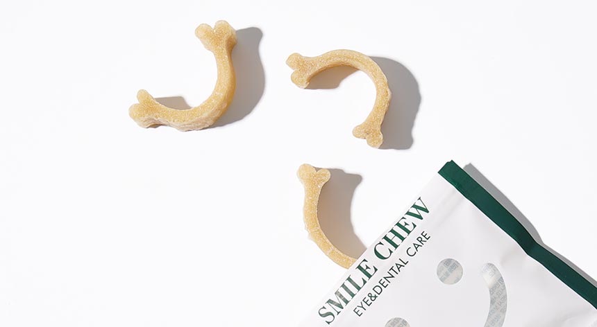 [체험단] [무료배송] 테일스마일 강아지 저알러지 덴탈껌 스마일츄 점프 (관절&치아) 1p 14번째 상세 이미지