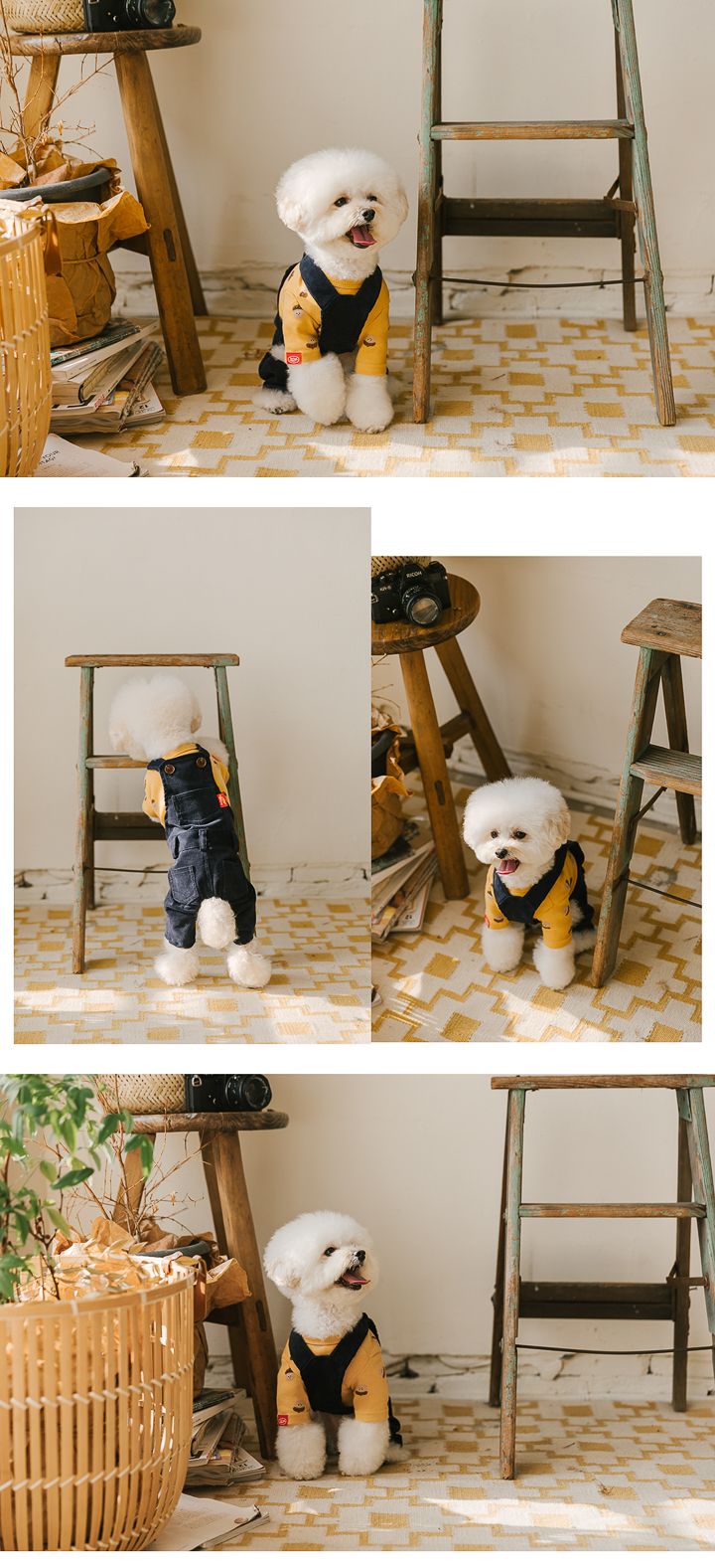 [무료배송] 롤링페페 코듀로이 오버롤 팬츠 핑크 S-XL 4번째