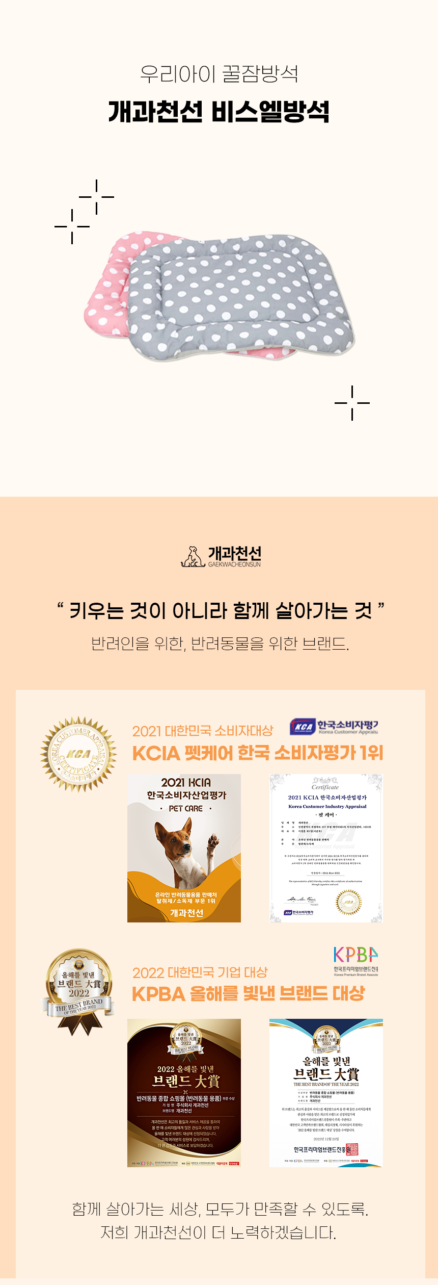 [NEW신상][무료배송] 개과천선 비스엘 방석 (다크 그레이/파스텔 팡크) 2번째