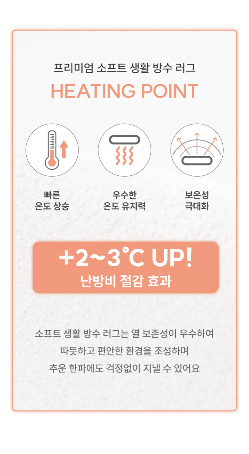 [NEW신상][무료배송] 체고케어 부드러운 단모 투톤 생활방수 사계절 러그 5color 7번째