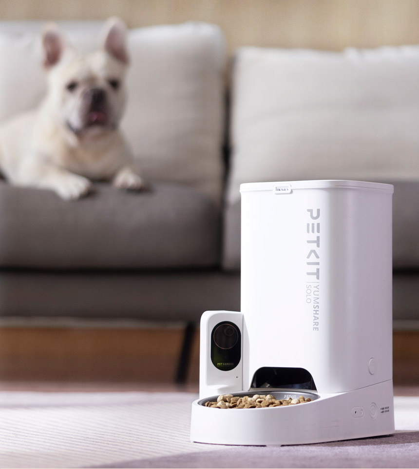 [NEW신상][무료배송] 펫킷 얌쉐어 솔로 자동 급식기 (스마트홈 카메라) 5번째