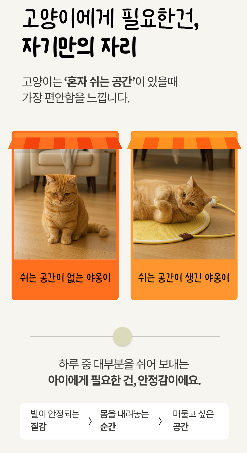 [NEW신상][무료배송] 애구애구 캣 스크래쳐 패드 방석 캣플로우 50cm (화이트/옐로우/핑크) 12번째