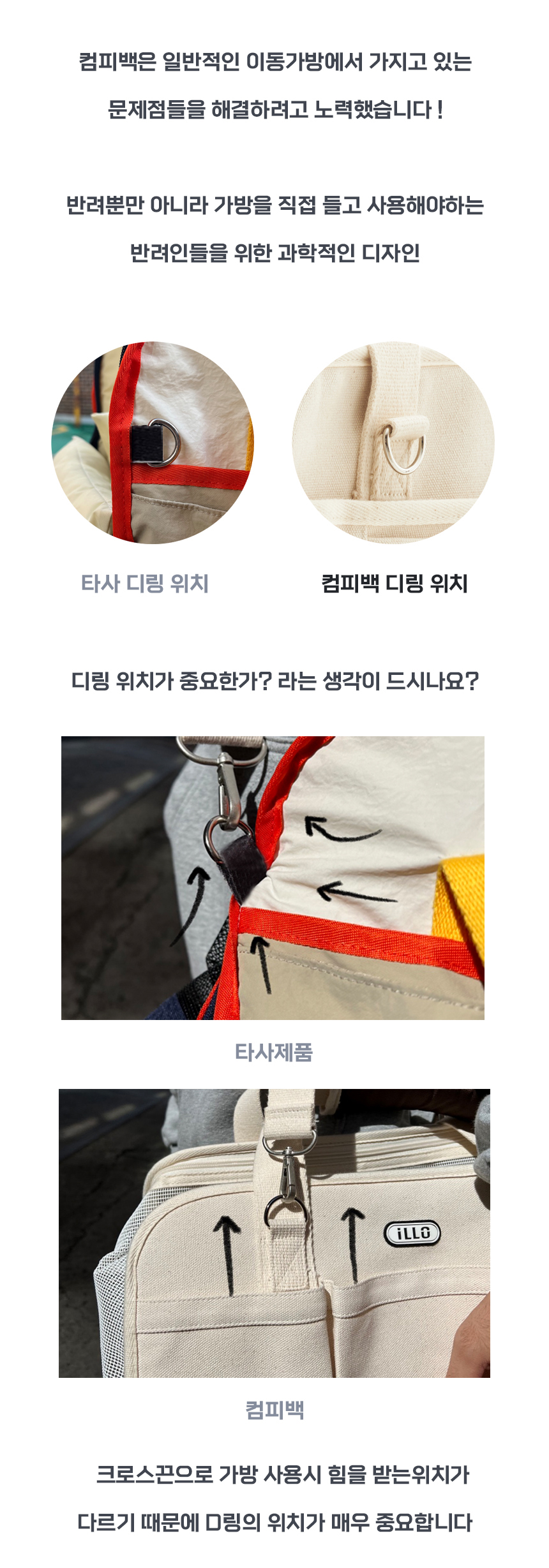 [무료배송] iLLO 컴피백 레드/브라운 19번째