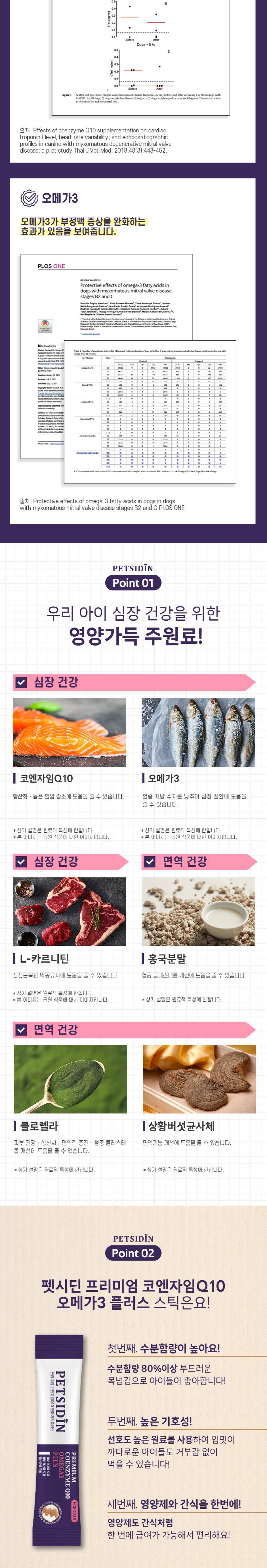 [무료배송] 펫시딘 캣 코엔자임Q10 오메가3 혈압건강 혈행개선 항산화 영양제 8g x 15EA 3번째
