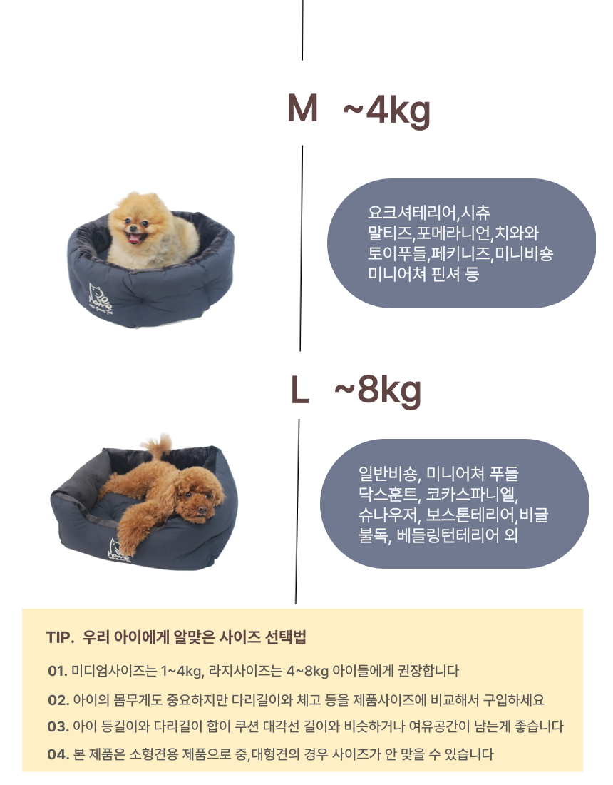 [NEW신상][무료배송] 스윗테일 독 핸드메이드 팔각베드쿠션 M/L 39번째