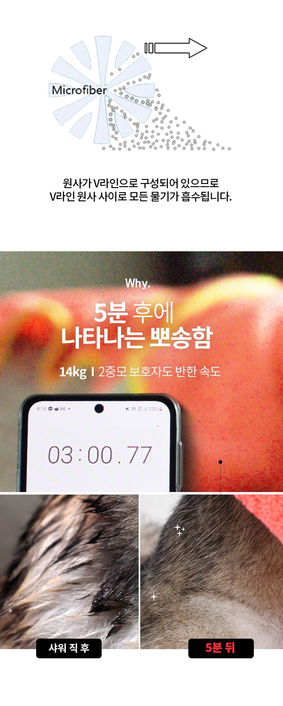 [무료배송] 베픈 퀵 드라잉 가운 XS-L 16번째