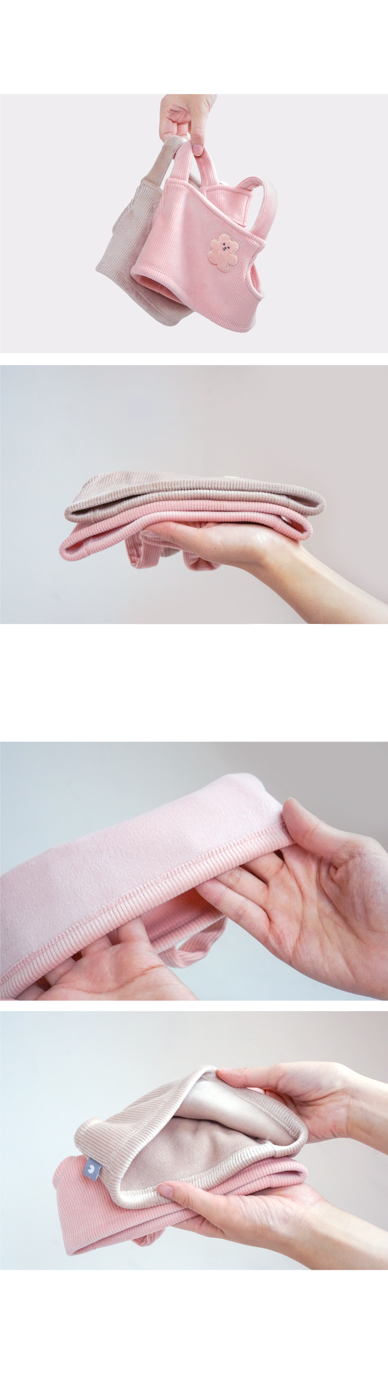 [무료배송] 코코넛즈 테디 웜 골지 뷔스티에 브라운 SM-2XL 6번째
