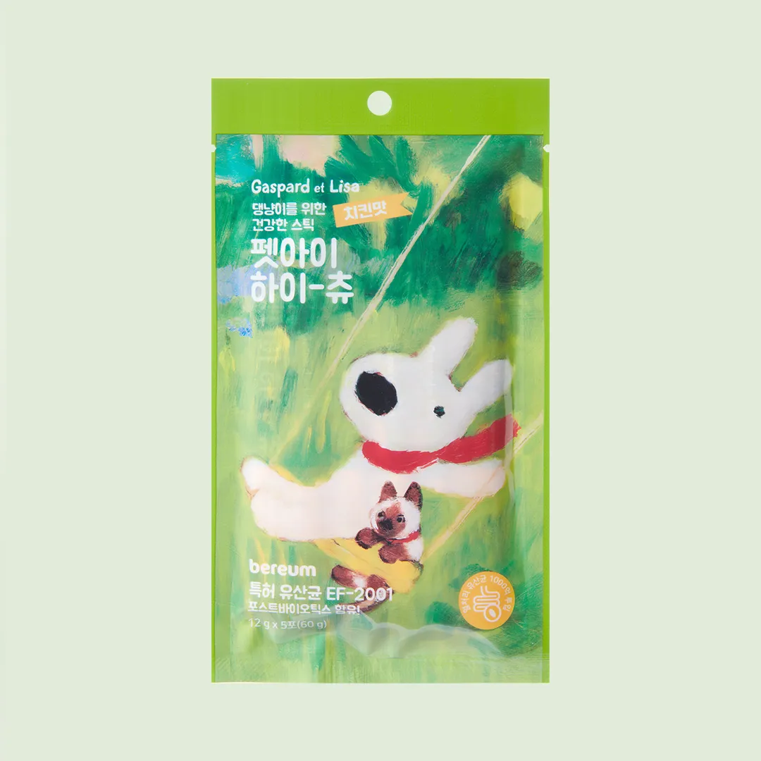 펫아이 하이츄 유산균 치킨맛 5p