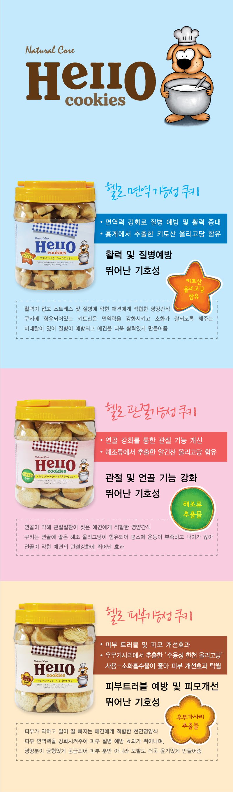 네츄럴코어 독 헬로쿠키 관절강화 600g 1번째