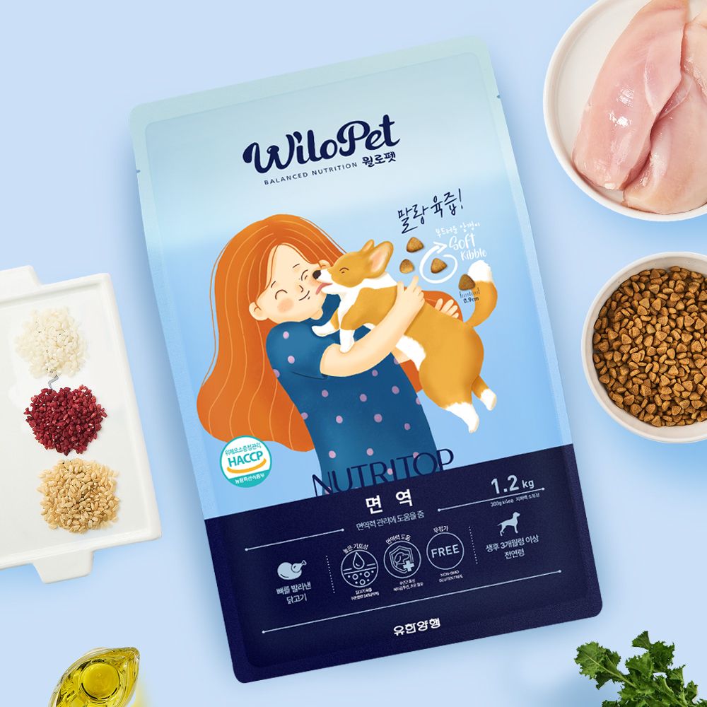 윌로펫 독 뉴트리탑 면역 제품