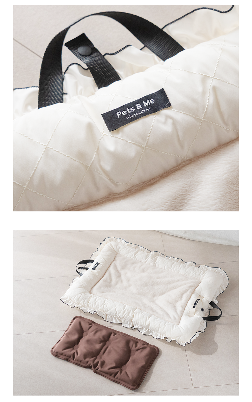 [무료배송] 펫츠앤미 핫팩 온열 매트 강아지 고양이 겨울방석 산책매트 65번째