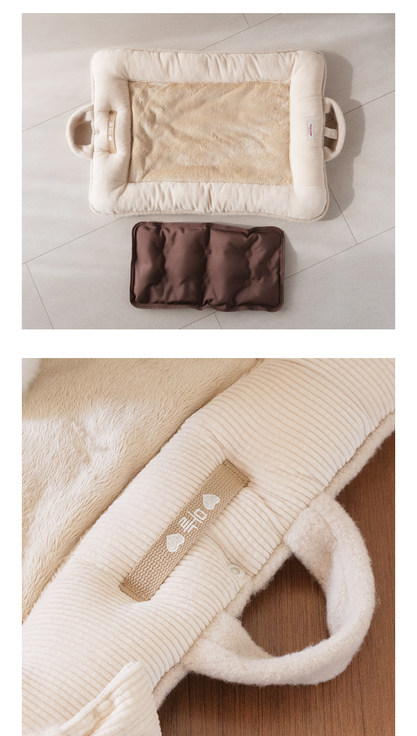 [무료배송] 펫츠앤미 핫팩 온열 매트 강아지 고양이 겨울방석 산책매트 59번째