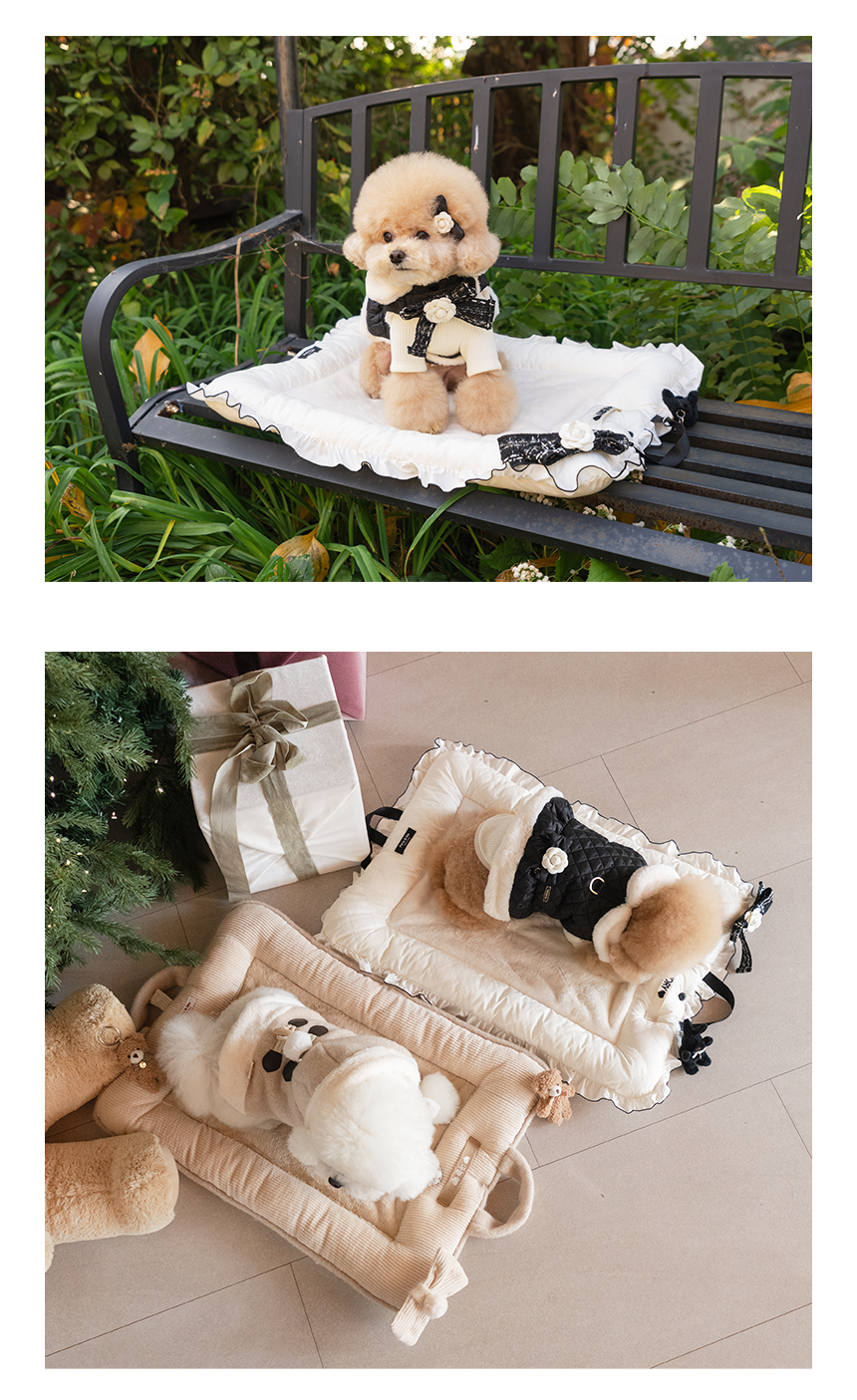 [무료배송] 펫츠앤미 핫팩 온열 매트 강아지 고양이 겨울방석 산책매트 62번째