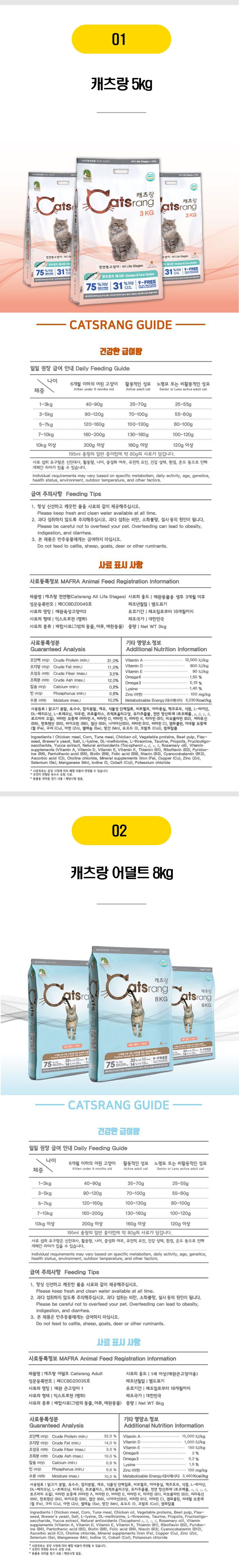 성묘를 위한 어덜트 사료 24종 [모음] 1번째