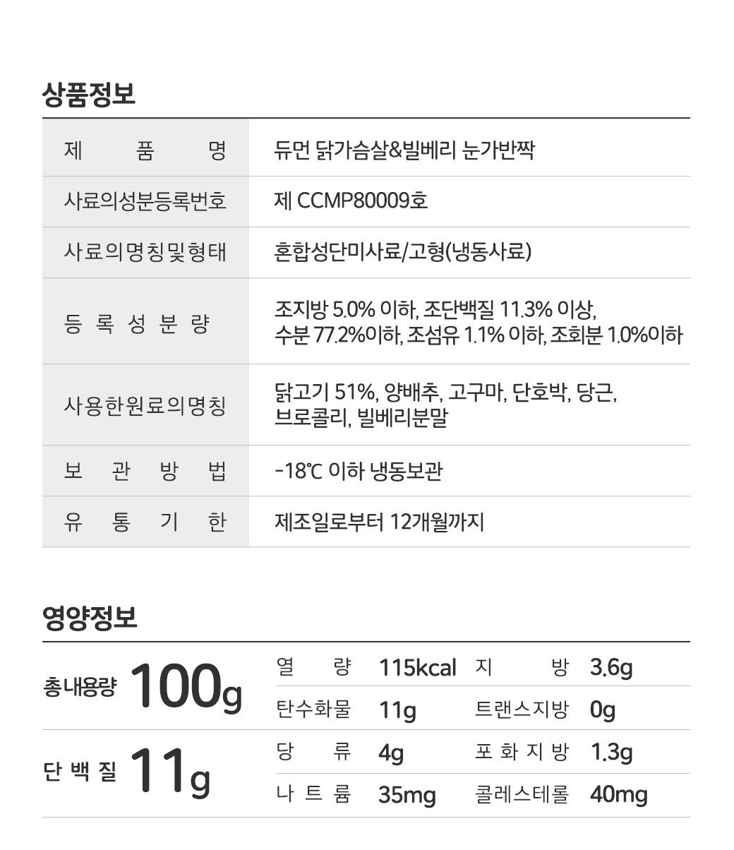 [무료배송][23팩] 듀먼 독 자연화식 한달의행복 패키지 100g 24번째