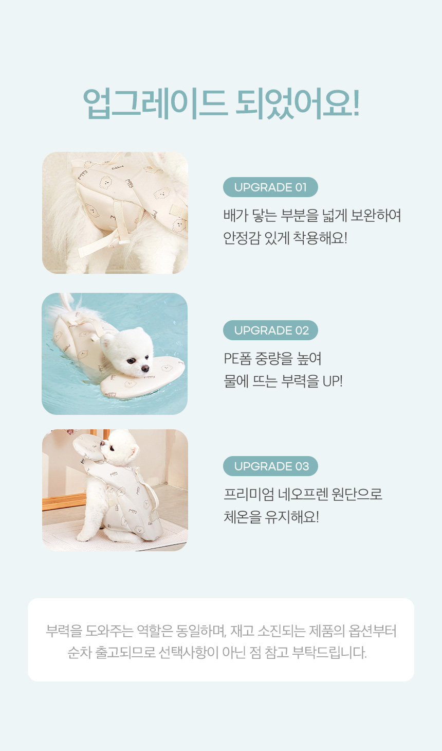 [무료배송] 페리가토 반려동물 턱받이 구명조끼 6종 S-L 4번째