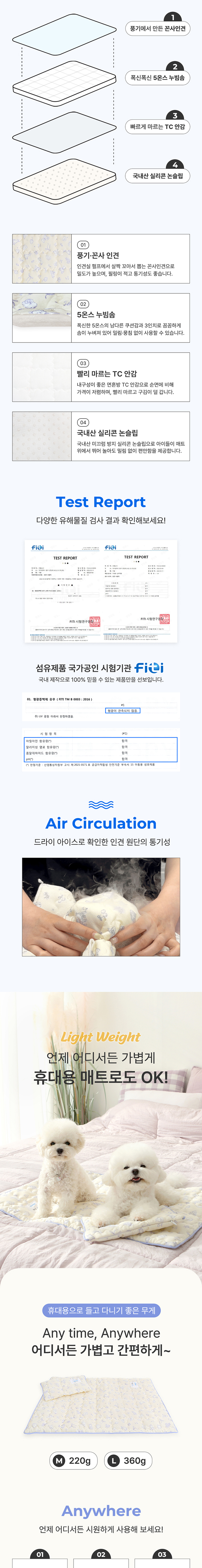 [NEW신상][무료배송] 이츠독 인견 쿨링 매트 쁘띠미뇽 M-L 2번째