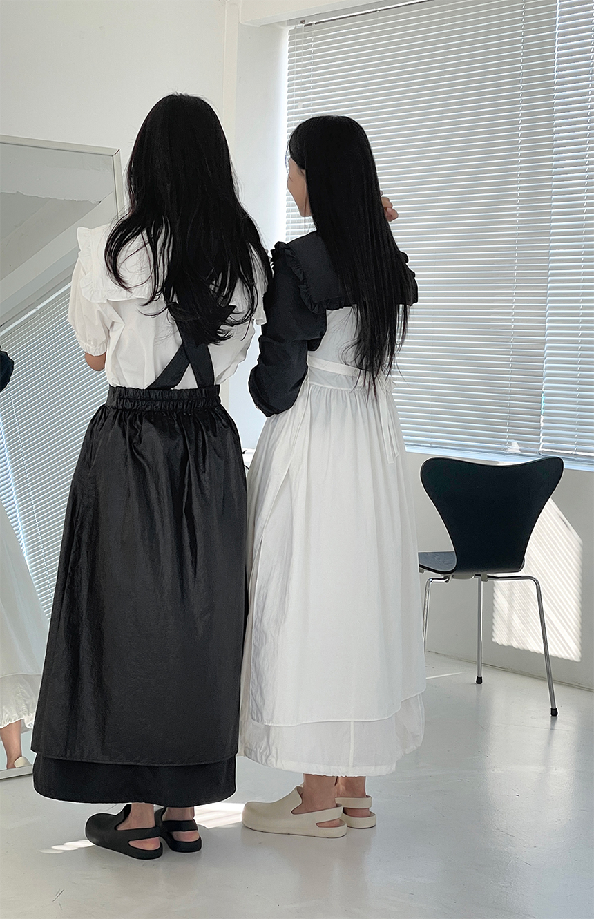 [NEW신상][무료배송] 데이일 털 안 붙는 러플 집업 블라우스 - 반팔 51번째
