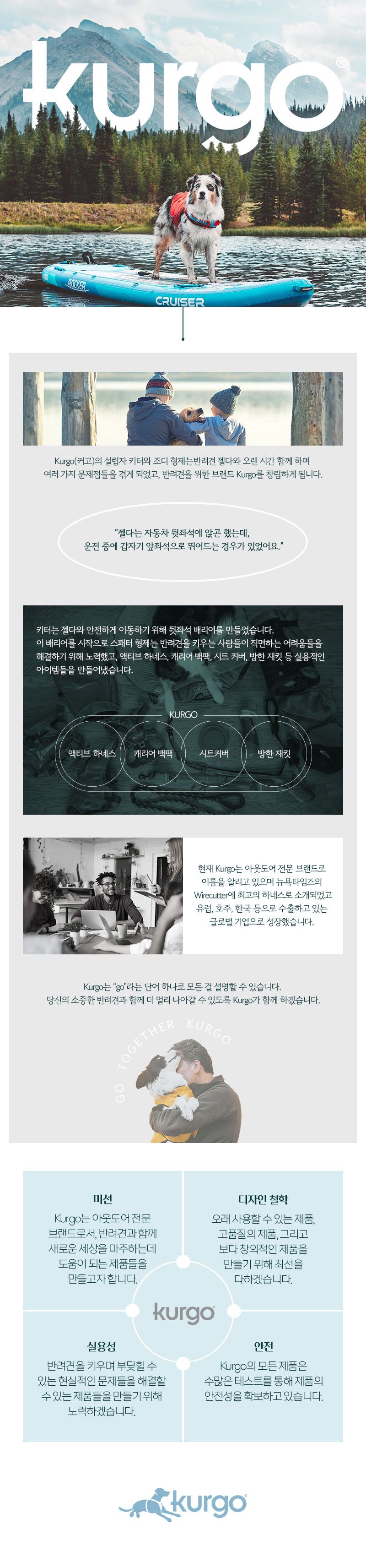 [무료배송] 커고 독 트릿백 레드/네이비 1번째