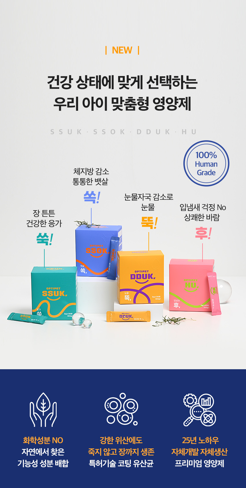[무료배송] 옵티펫 유산균 응가 쑥 SSUK 30개입 2번째