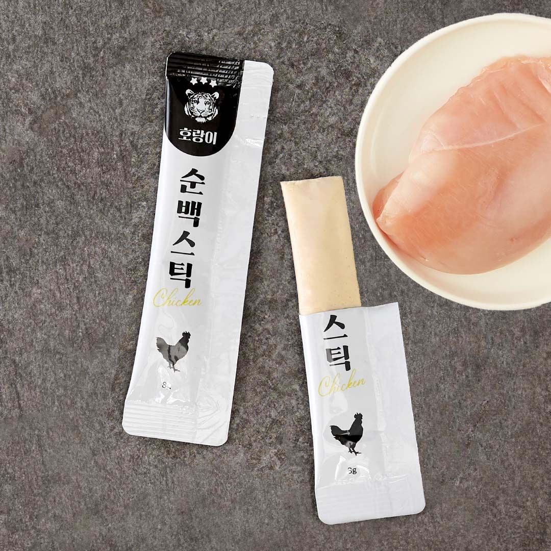 [체험팩] 호랑이 순백스틱 닭 8g*1p 0번
