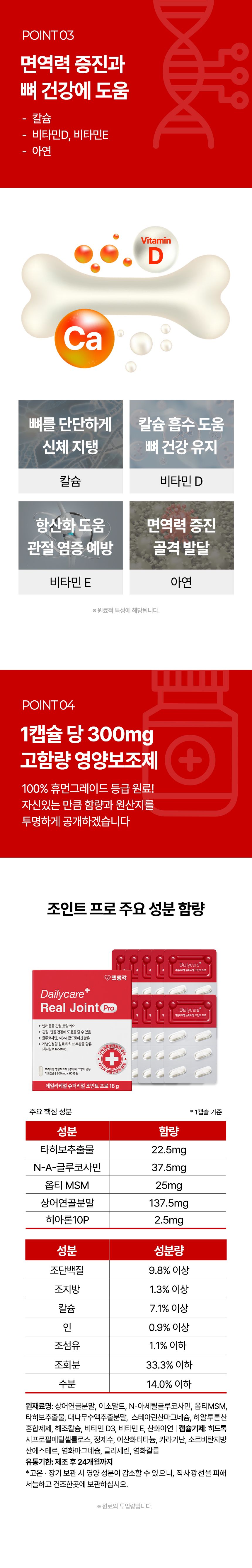 [브랜드전]펫생각 임상완료 조인트 프로 관절 칼슘 슬개골 연골 영양제 60정 30번째