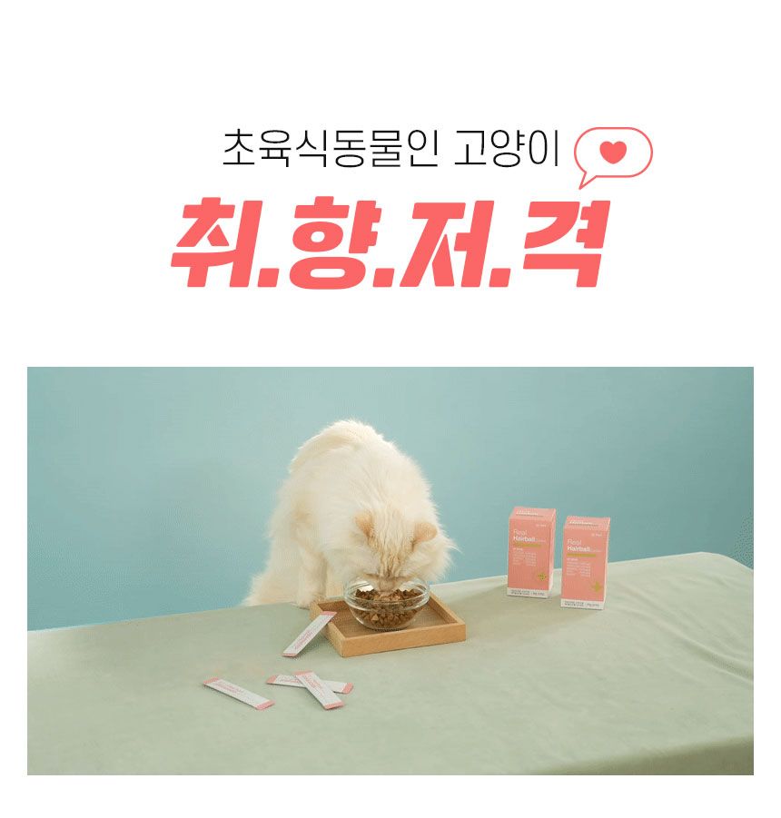 [체험팩] 펫생각 캣 데일리케얼 리얼 헤어볼 영양제 2g*7p 20번째