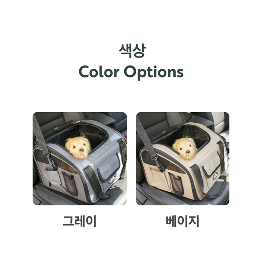 [NEW신상][무료배송] 멍뭉스 자동차용 반려동물 카시트 겸용 수납가방 11번째
