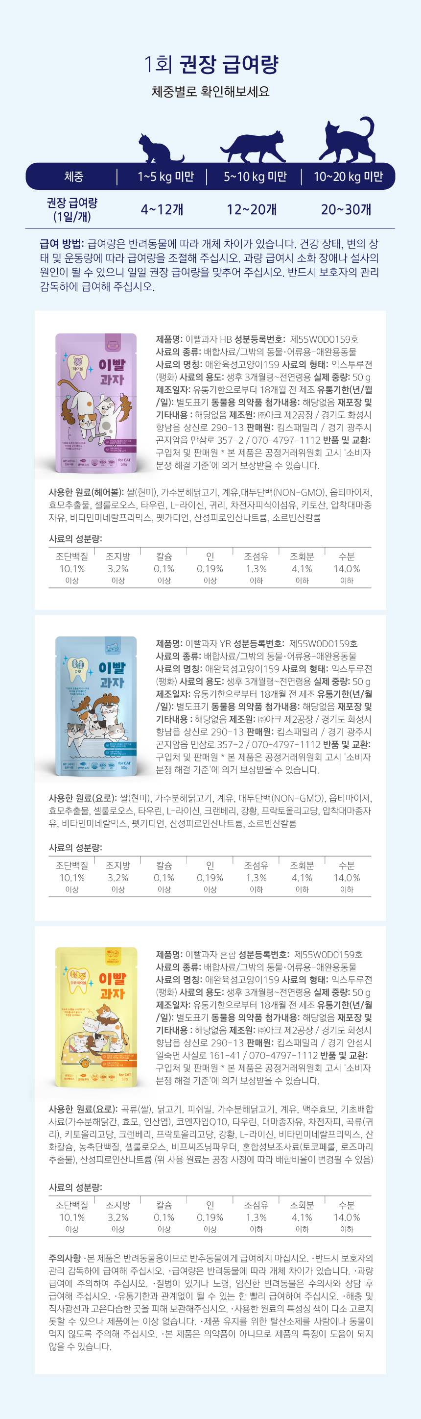 [NEW신상][무료배송] 닥터도레미 이빨과자 3종 50g [모음] 9번째