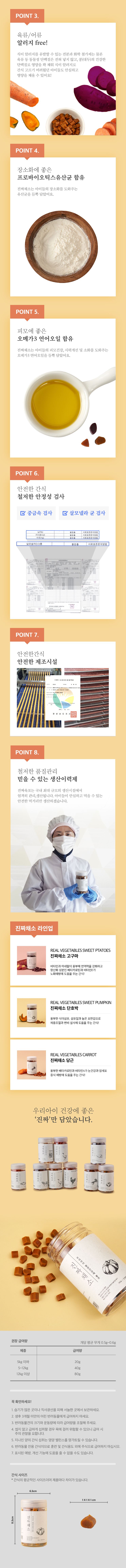 [꽉찬펫프]고기없이 맛있는 진짜채소 단호박&유산균 180g  2번째