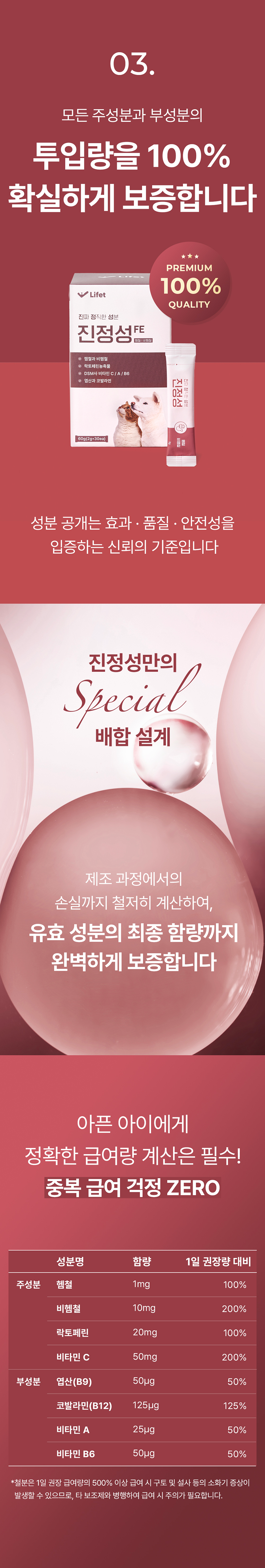 [NEW신상][무료배송] 라이펫 진정성 FE 철분 락토페린 빈혈 영양제 2gX30포 16번째