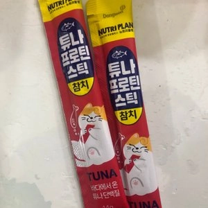 뉴트리플랜 튜나프로틴스틱 참치 14g*20p 베스트 후기 이미지