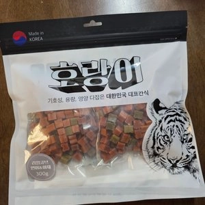 호랑이 독 리얼큐브 연어&야채 300g 베스트 후기 이미지