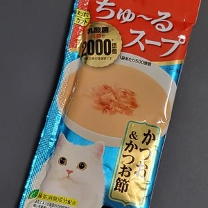 이나바 캣 챠오 츄르 스프 가다랑어&가츠오부시 35g*4개입 베스트 후기 이미지