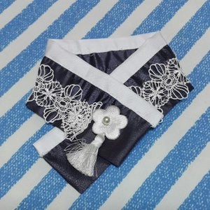 [무료배송] 이츠독 수선화 한복케이프 쥐색 S-XL 베스트 후기 이미지