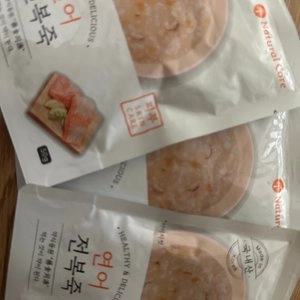 [창고대방출] 네츄럴코어 독 연어 전복죽 (피부) 50g  베스트 후기 이미지