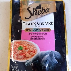쉬바 캣 참치&게살 파우치 70g 베스트 후기 이미지