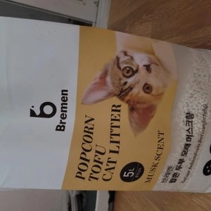 [무료배송] [2개] 브레멘 팝콘 두부모래 머스크향 5L 베스트 후기 이미지