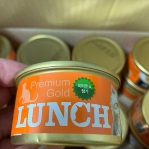 골드런치 캣 연어&참치 캔 80g  베스트 후기 이미지