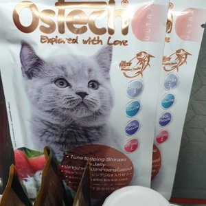 [NEW신상]오스테크 캣 울트라 참치 토핑 해산물 젤리 파우치 70g 베스트 후기 이미지